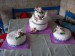 svatební křivý dort
